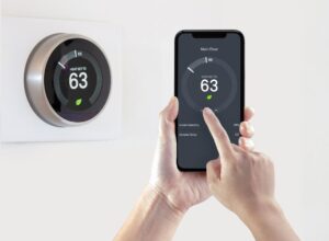 smart thermostat programmed from phone