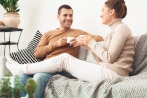 couple enjoying good indoor air quality