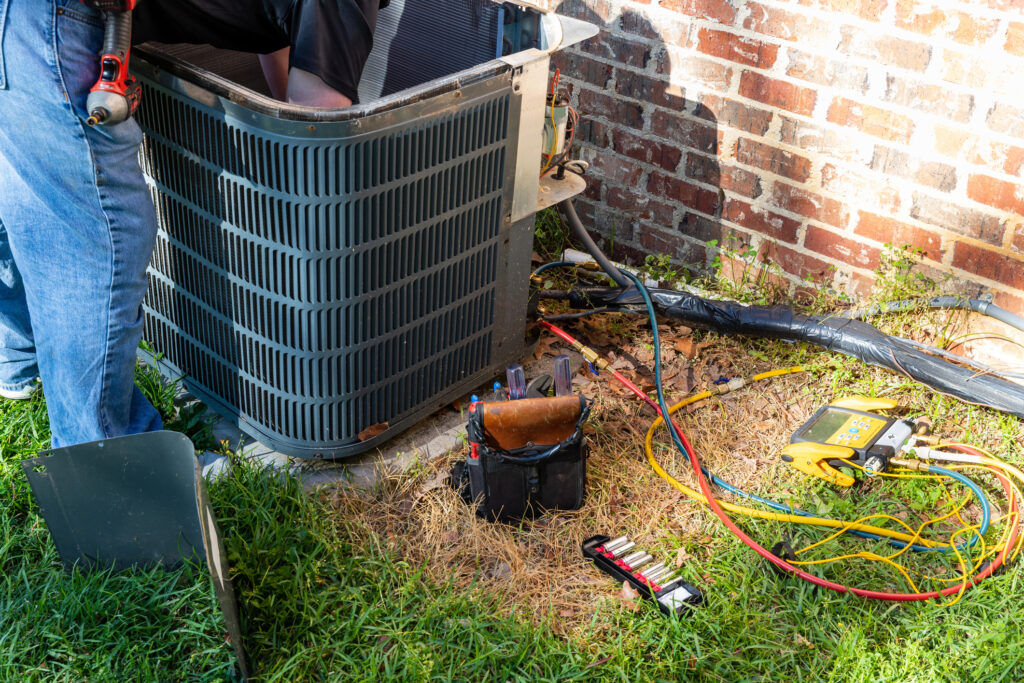 Maintenance On Air Conditioner Unit
